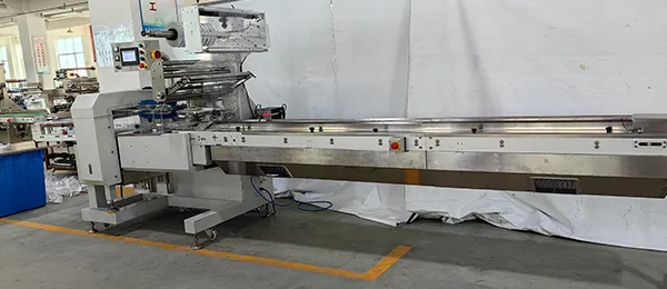Envasadora Horizontal Flow Pack para Fabricante de Panadería en E.E.U.U