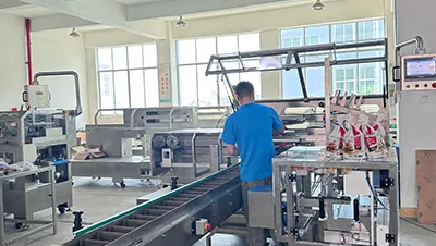 Centro de Envasadoras Horizontales para Bolsas tipo Almohada